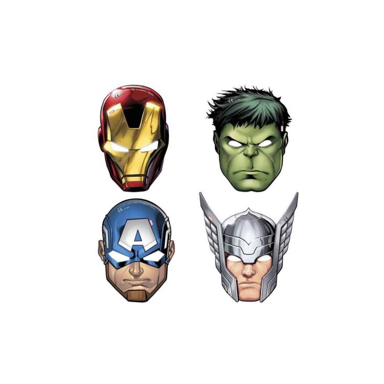 6 măști Mighty Avengers
