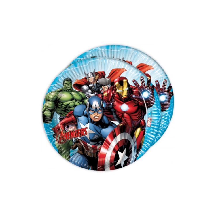 8 Farfurii Avengers - 23 cm