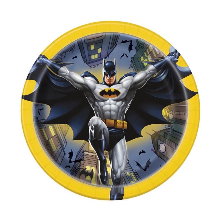 8 Farfurii Batman - 18 cm