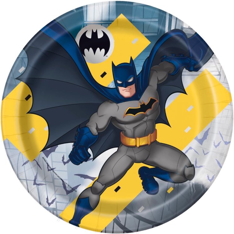 8 farfurii Batman - 22 cm