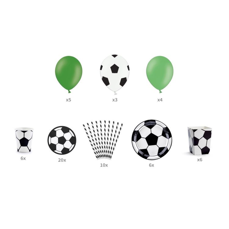 60 accesorii petrecere fotbal
