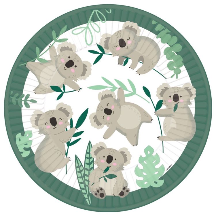 8 farfurii urs Koala - 23 cm