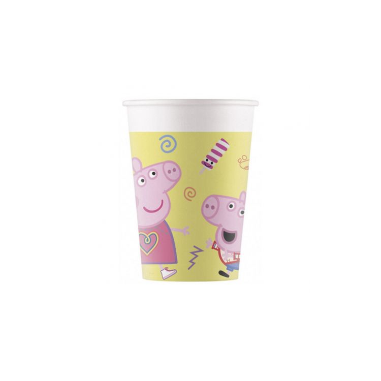 8 pahare Peppa Pig - 200 ml