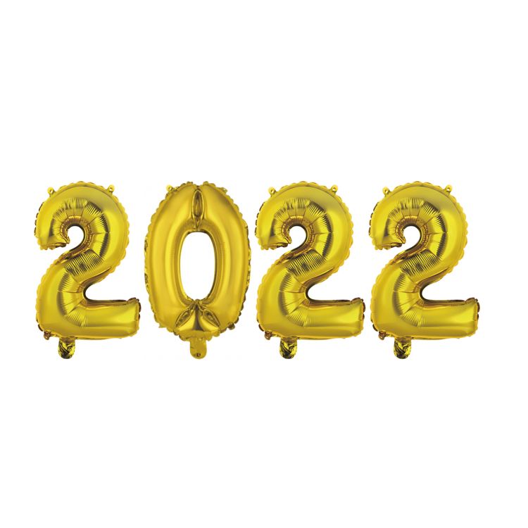 Baloane aurii 2022 - 35 cm