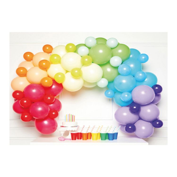 Ghirlandă DIY 78 baloane multicolore - 4 m