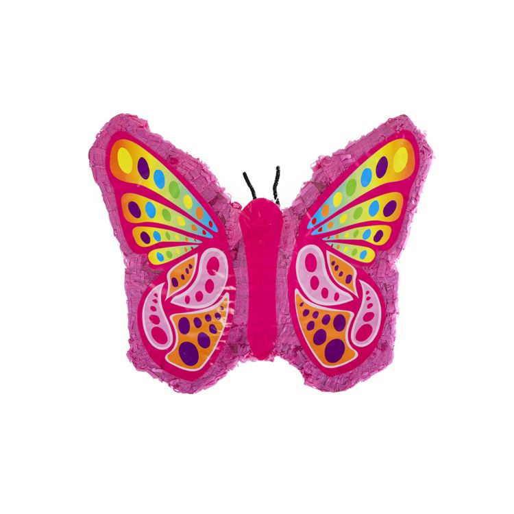Pinata fluture roz - 45 x 39 cm