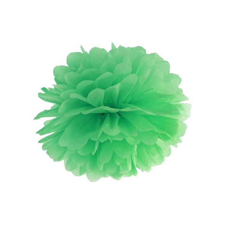Pompon verde - 35 cm