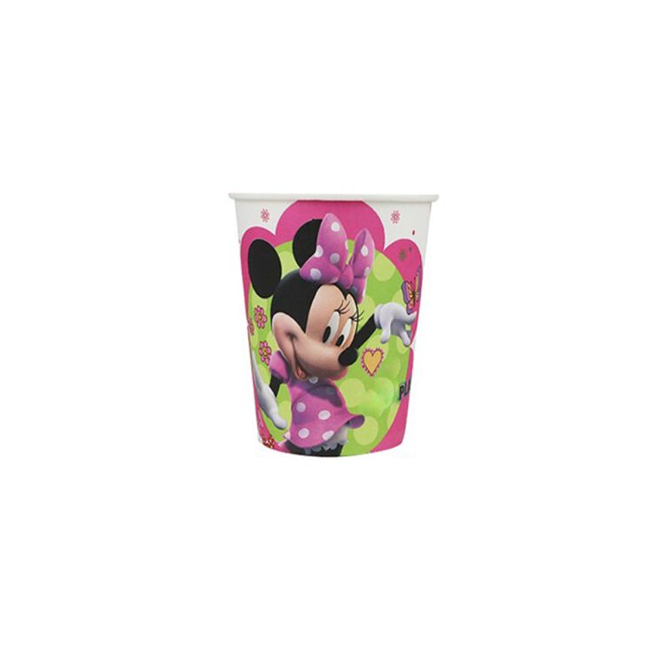 10 pahare Minnie Mouse - 200 ml