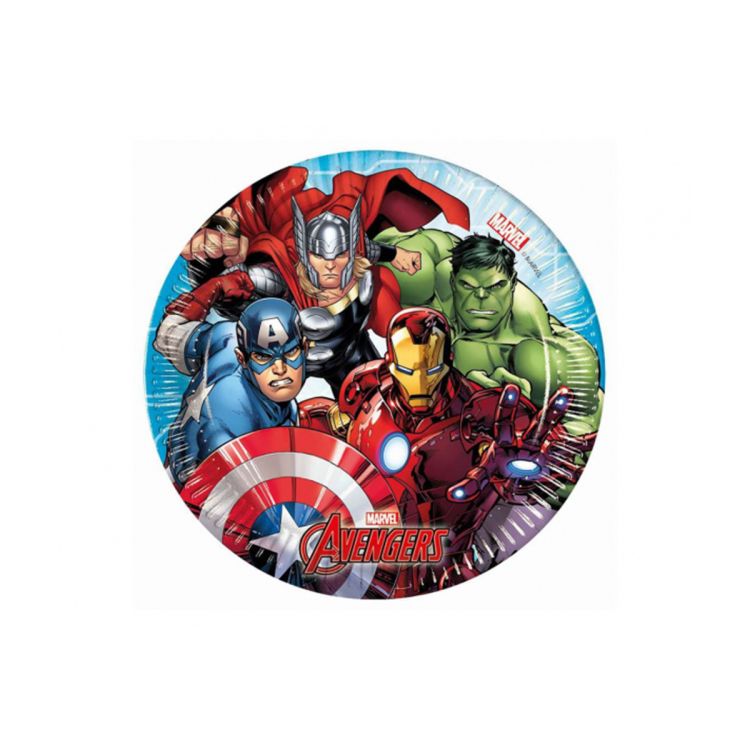 8 farfurii party Avengers - 20 cm