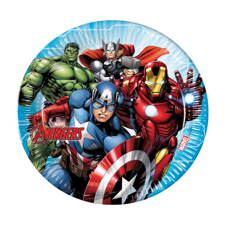 8 farfurii party Avengers - 23 cm
