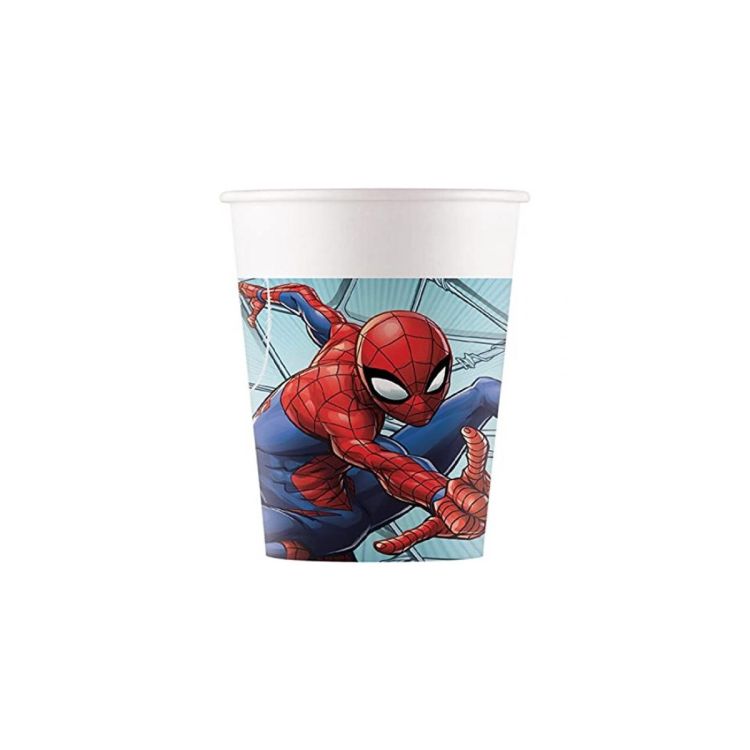 8 pahare Spiderman Team - 200 ml