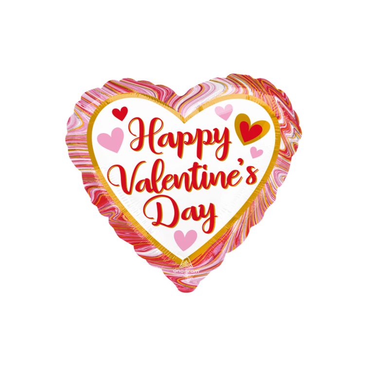Balon inimă Happy Valentine' s Day