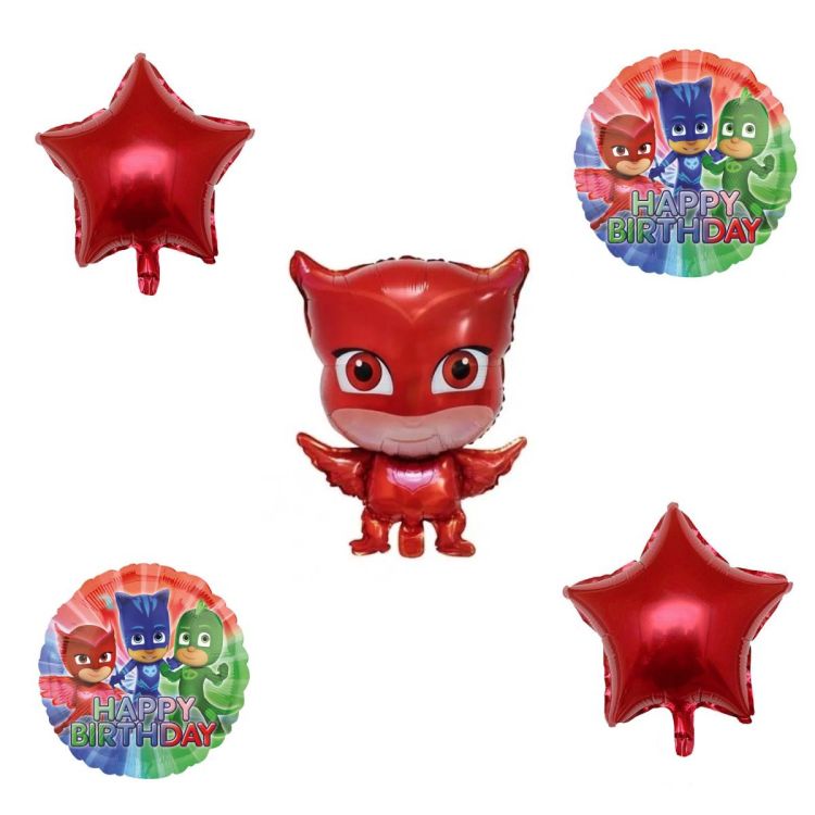 Buchet baloane PJ Masks - Bufniță