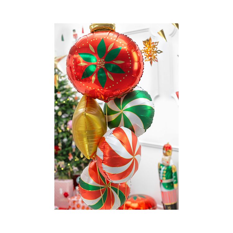 Balon acadea cu roșu - 43 cm