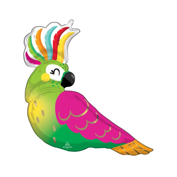 Balon folie papagal colorat