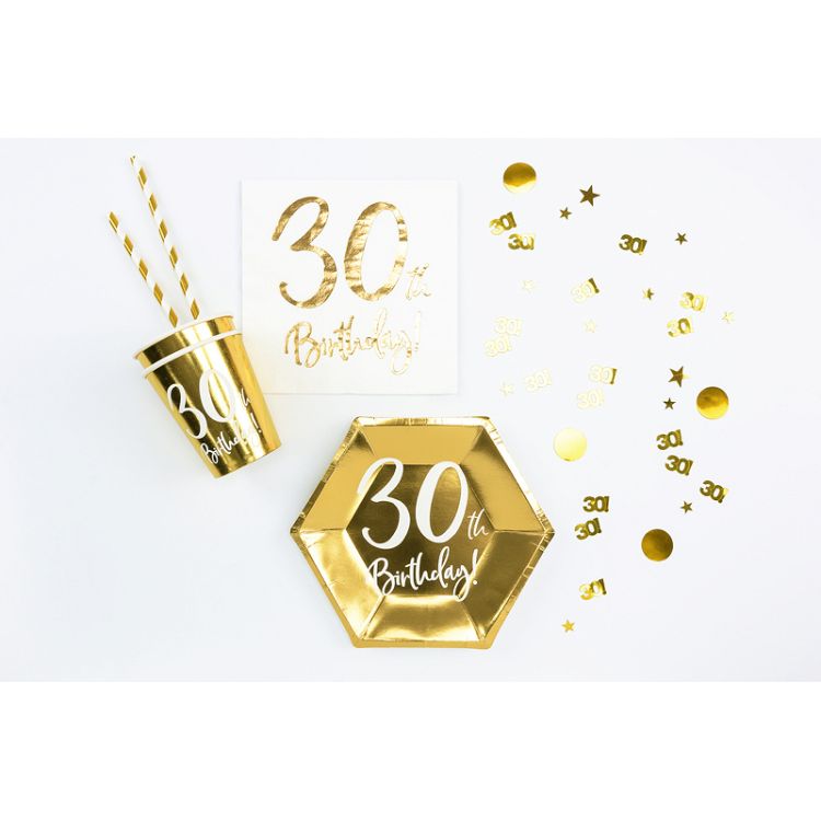 Confetti metalice aniversare 30 ani