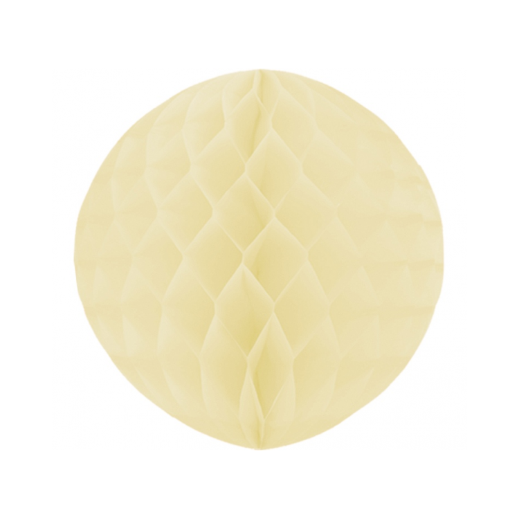 Decoratiune Honeycomb crem - 30 cm