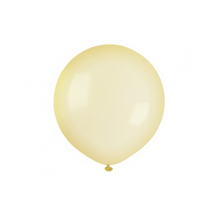 Mini balon jumbo galben transparent - 48 cm
