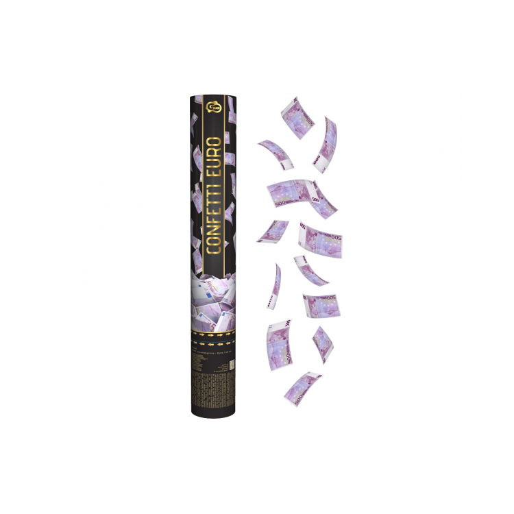 Tun confetti model bancnota euro - 40 cm