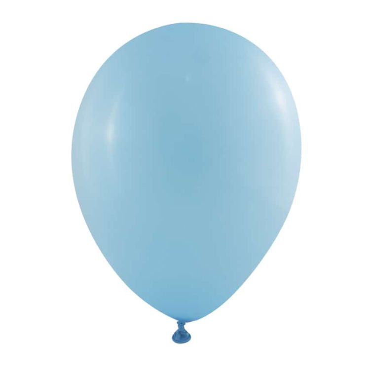 100 baloane bleu deschis - 25 cm