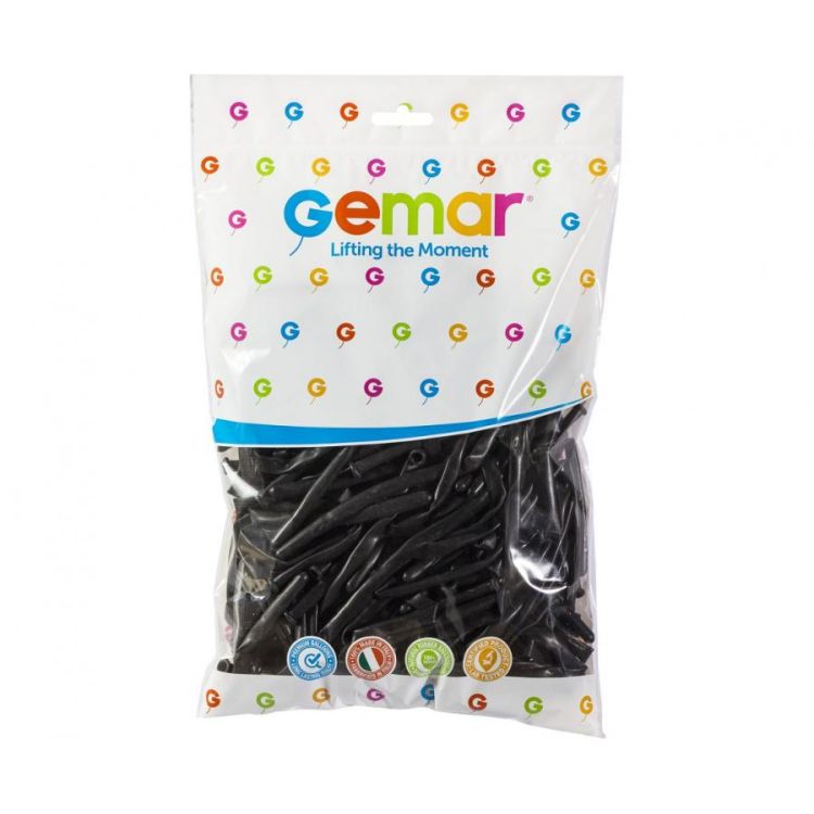 100 baloane de modelaj negre Gemar