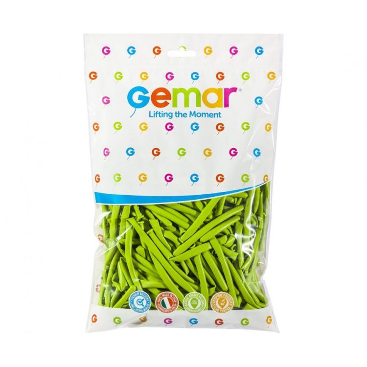 100 baloane de modelaj verde deschis Gemar