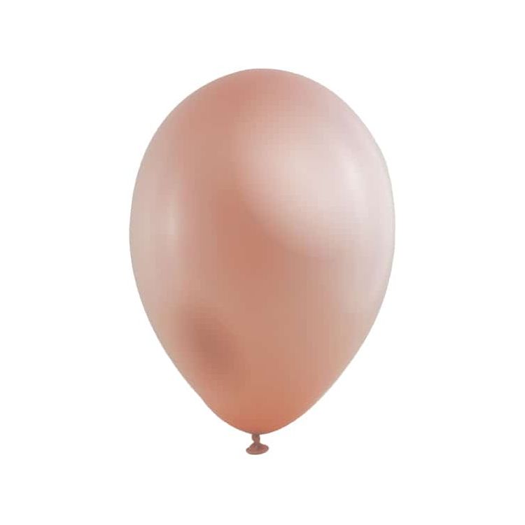 100 baloane roz gold metalic - 23 cm