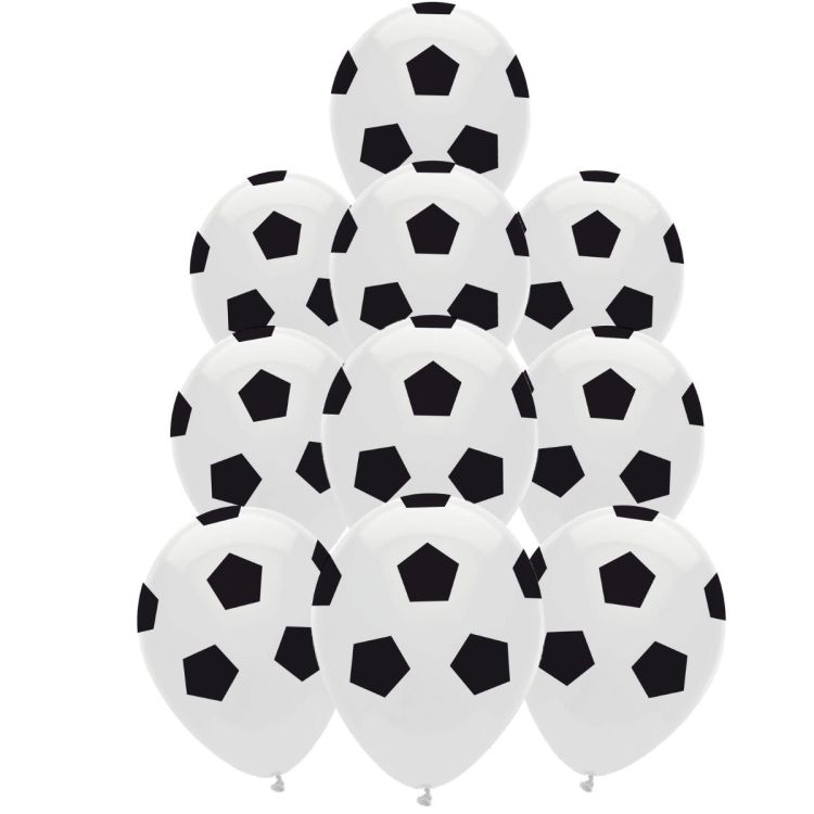 25 baloane fotbal - 30 cm