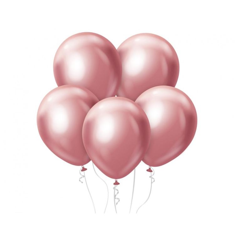 50 baloane roz platinum - 30 cm