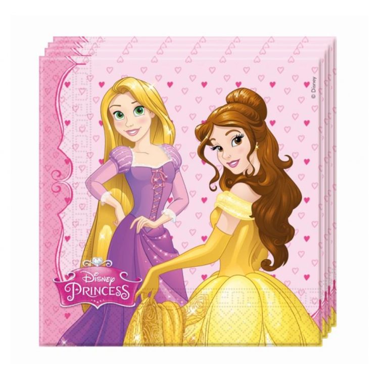 20 Șervețele Disney Princess - 33 x 33 cm