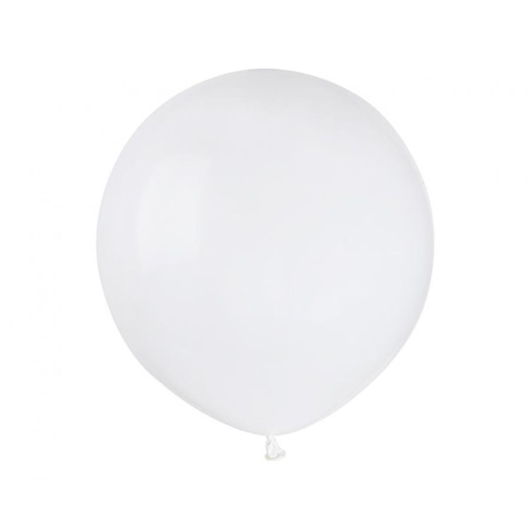 5 mini baloane jumbo albe Gemar- 48 cm