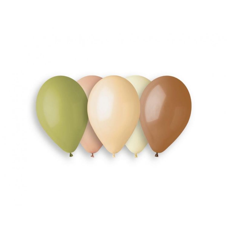 5 baloane colorate Boho - 33 cm