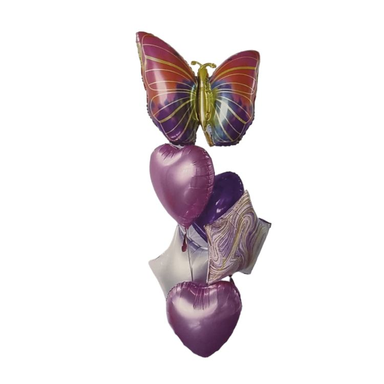 Buchet baloane fluture