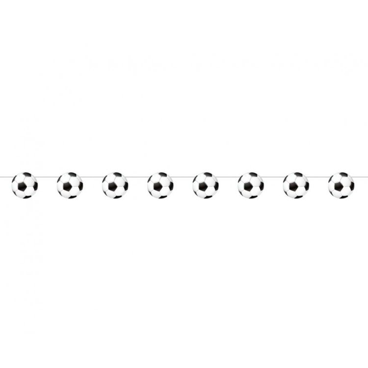 Ghirlanda cu minge de fotbal - 200 cm