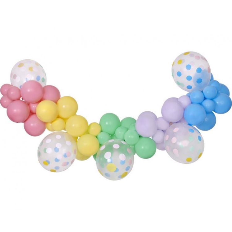 Ghirlandă Gemar DIY cu baloane macaron