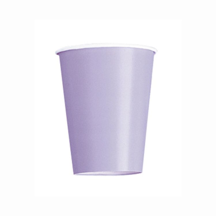 14 pahare mov lavandă - 266 ml