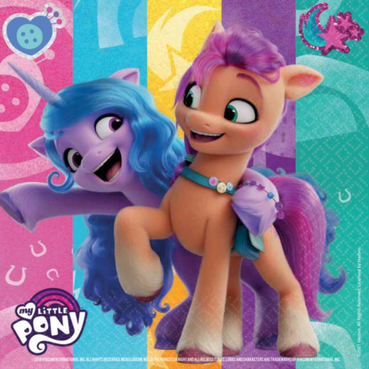 16 șervețele Little Pony - 33x33 cm