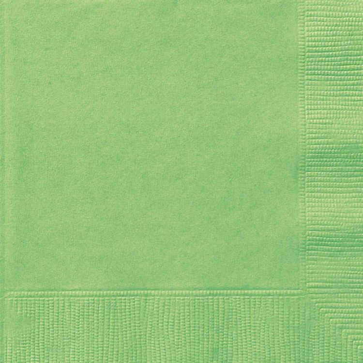 20 șervețele verde deschis