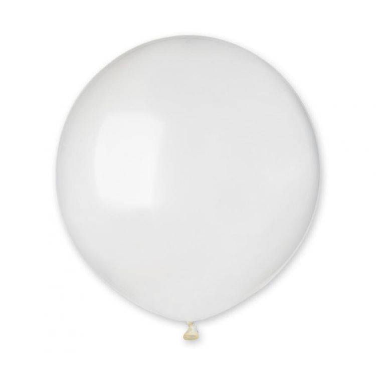 25 mini baloane jumbo transparente Gemar -48 cm