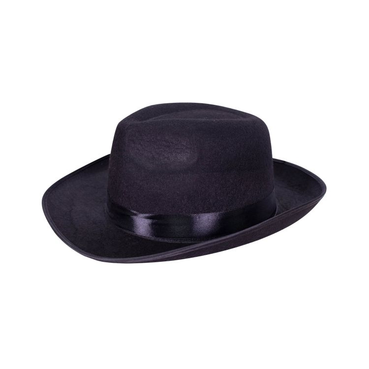 Pălărie neagră 'Al Capone'