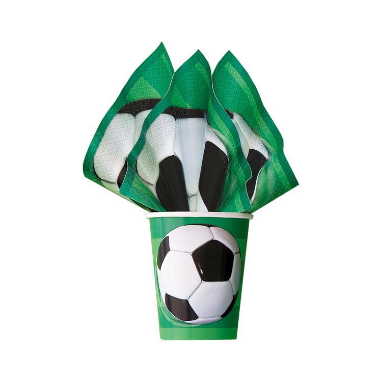 8 pahare fotbal - 270 ml