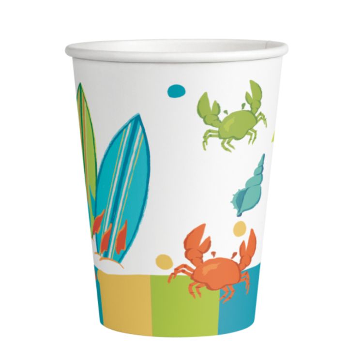 8 pahare party surf - 250 ml