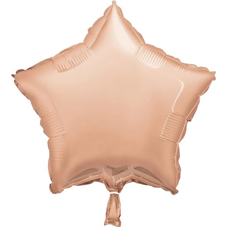 Balon roz gold stea - 42 cm