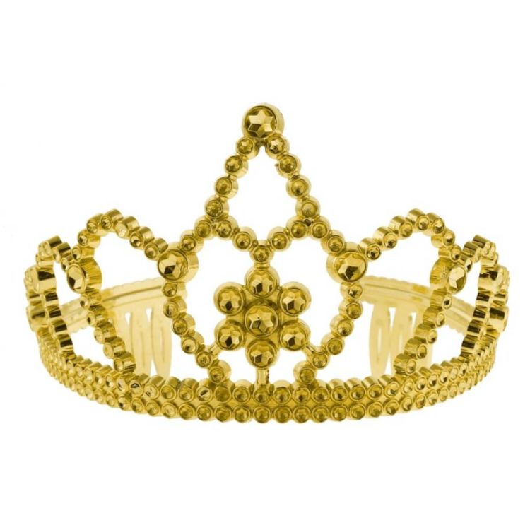 Diademă aurie prințesă