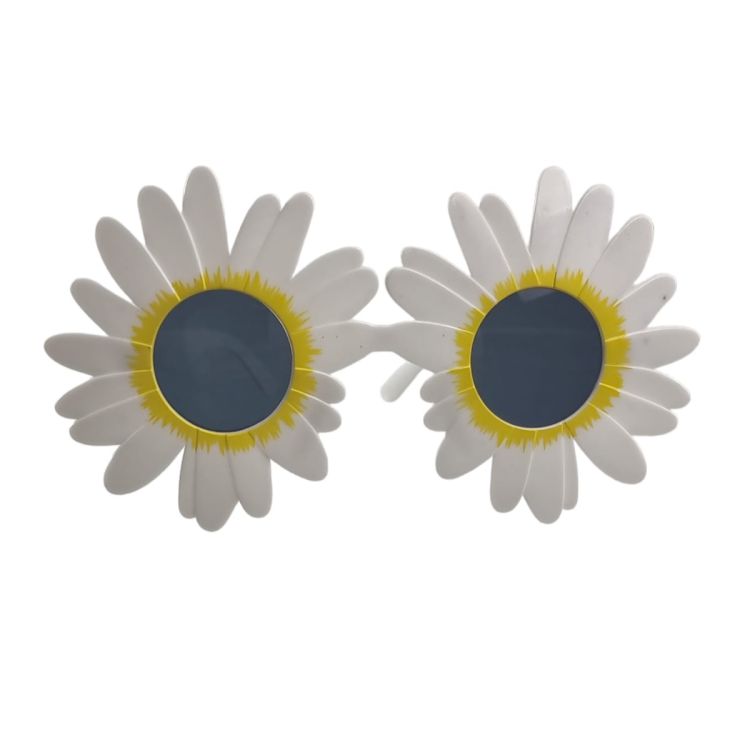 Ochelari albi floare