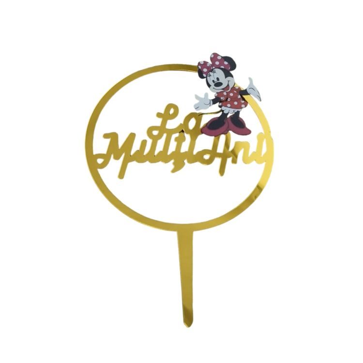 Topper pentru tort cu Minnie