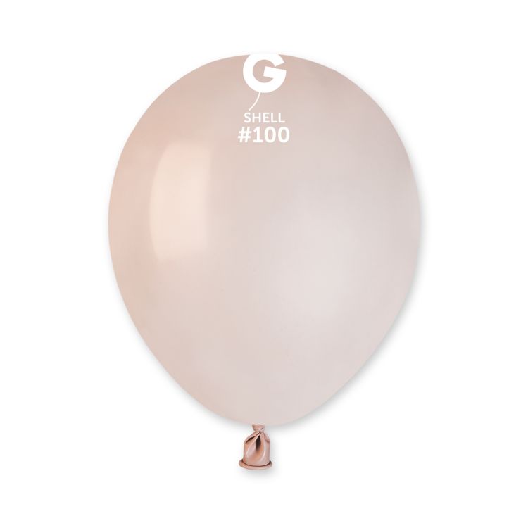 100 baloane roz shell Gemar - 12 cm