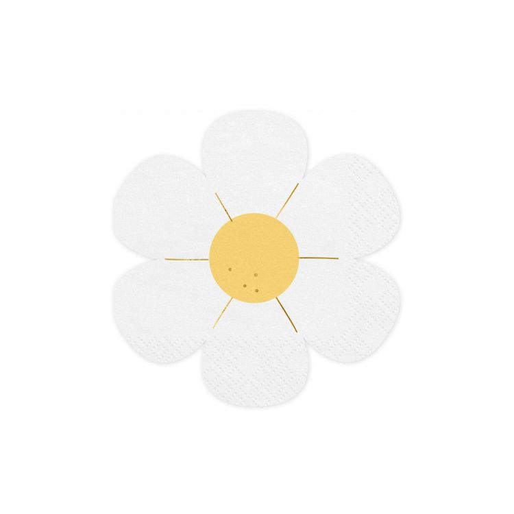 12 șervețele floare