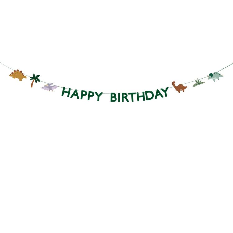 Banner Happy Birthday Dino 3 m
