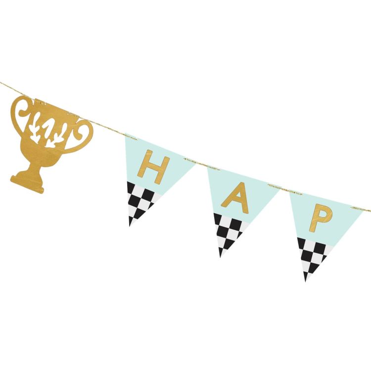 Banner Happy Birthday trofeu